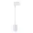 Noxion Faretto a binario Luce Pendente 3 Fasi Aluminium Bianca | Adatto per 1x GU10