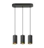 SLV Asto Aluminium Nero | Adatto per 3x GU10