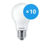 Confezione Multipack 10x Philips MASTER Value LED Bulbo E27 Pera Ghiaccio 11.2W 1521lm - 927 Bianco Molto Caldo | Miglior resa cromatica - Dimmerabile - Sostitutiva 100W