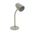 Eglo Lampada Da Tavolo Carlo Acciaio Sabbioso | Adatto per 1x E14